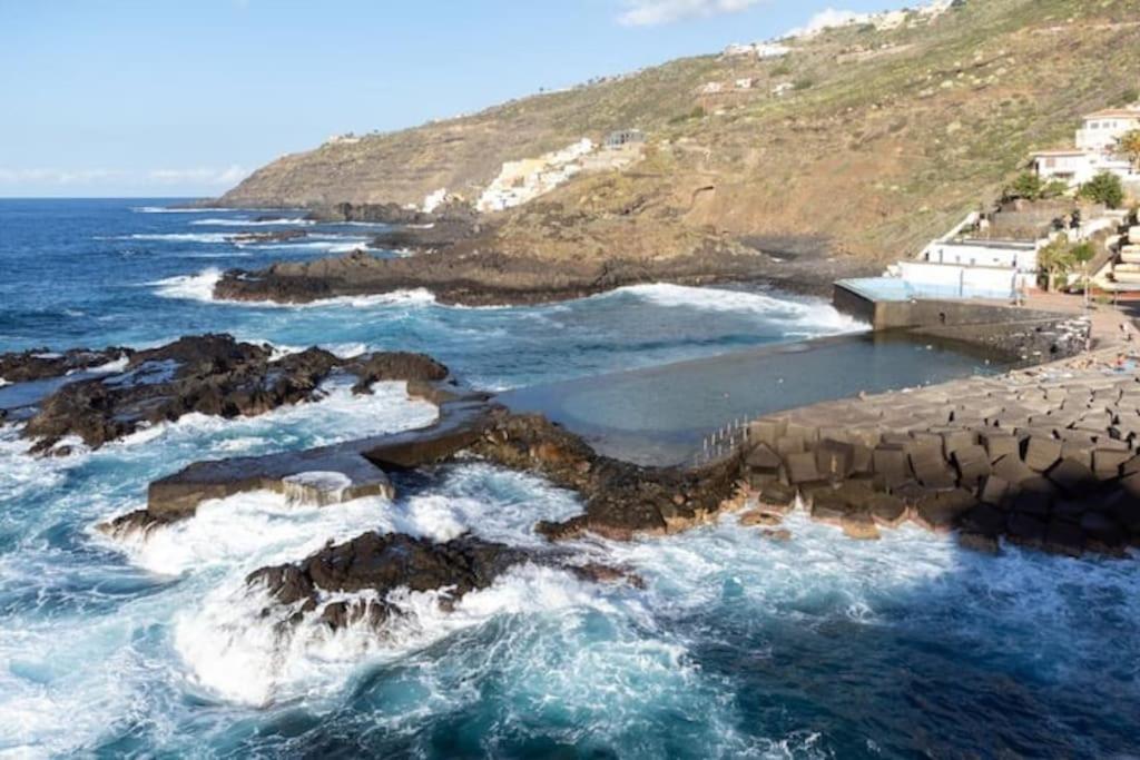 Precioso Apto. Con Vistas Al Mar Y Puesta De Sol Tacoronte Luaran gambar